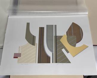 Arizona State University Centennial Art Portfolio 17 Prints in Binder ASU 1984 1985  	21x16x1.5in	196041
