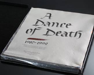 John L. Risseeuw A Dance of Death Art Portfolio 19 Prints in binder Sidney Chafetz, Warrington Colescott, Antonio Frasconi	21.5x17x1.25in	196040
