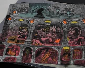 John L. Risseeuw A Dance of Death Art Portfolio 19 Prints in binder Sidney Chafetz, Warrington Colescott, Antonio Frasconi	21.5x17x1.25in	196040
