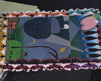 John L. Risseeuw A Dance of Death Art Portfolio 19 Prints in binder Sidney Chafetz, Warrington Colescott, Antonio Frasconi	21.5x17x1.25in	196040
