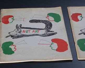 Lot of 2 Nut Art Gallery Book California State University 1972 Exhibition Catalog	11x8.75in	196202
