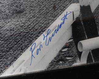 *Signed* Ron Turcotte Secretariat Kentucky Derby Triple Crown Winner Framed Photo Autograph Horse Racing 	Frame: 18x22x0.75in	199013
