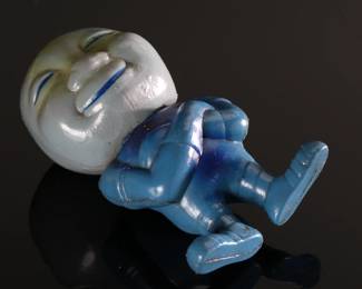 *Rare* 1960s Blue Moon Man Alien Creature The Electric Game Company Toy Figure Co.	4.25x2.25x2.25in	196139
