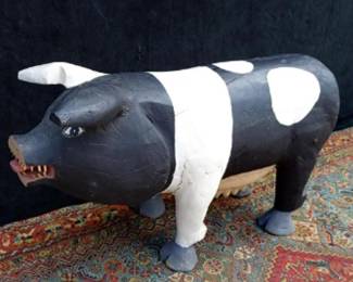 David Alvarez folk art pig 
