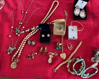 Costume and sterling silver jewelry 