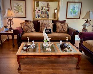 Antique dealers downsizing sale: living room furniture and decor 