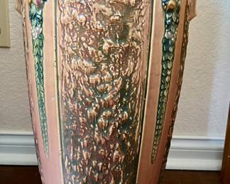 Roseville floor vase 