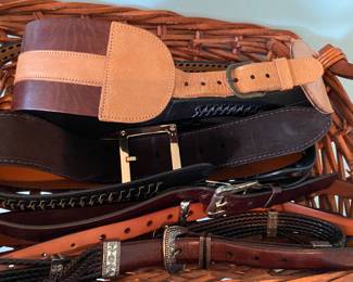 Ladies, leather belts, so stylish