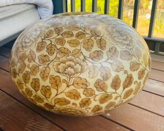 Large fiberglass hanging lamp