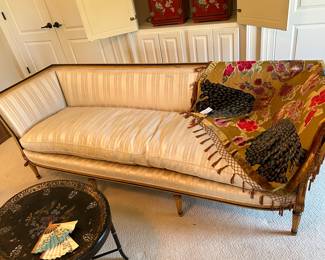 Cocheo Brothers Inc. vintage reproduction Regency sofa