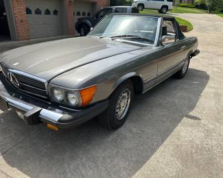 Mercedes 380SL convertible with hardtop, $13,500, original paint, original interior 