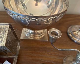 Sterling engraved bowl