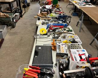 Basement, tools, golf, etc