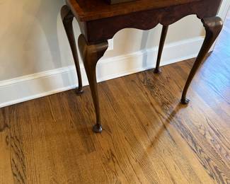 Bookmarked mahogany occasional table