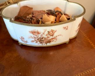 French antique ormolu bowl