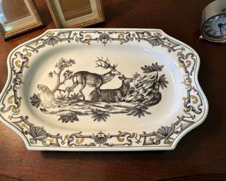 Museum reproduction platter, one of two.
