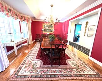 View of Dining Room - Rug Sold - 