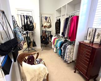 Clothing: Sizes: S M L, SP, MP, LP - JJill, Talbots, Chicos, Jones NY, Joseph Rikkoff, Evan Picone, Vien, Peck & Peck, Escada Sport……