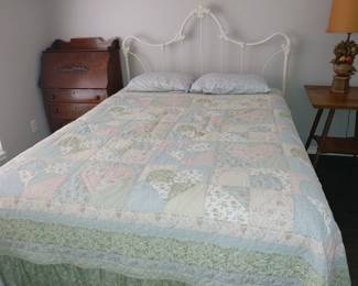 White Iron Bed Frame (not antique)