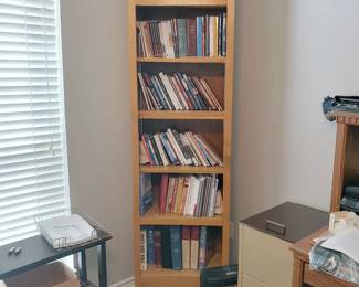 1 of 3 matching 7ft tall bookcases