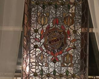 $40.00 Stained GLASS. 13.5”x20.5”
