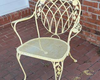 Lyon Shaw wrought iron chair