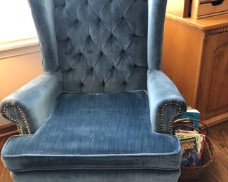 Blue Wing Chair