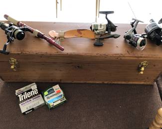 Antique Tool Box, Fishing Gear