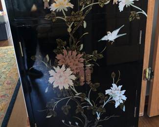Asian Lacquered Cabinet