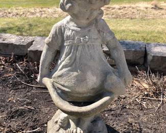 Little Girl Garden Statue
