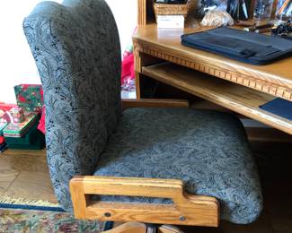 Oak Office Chair