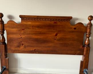 Solid Wood, Dovetail, Queen Bedroom Set - Dresser, Mirror, Nightstand, Headboard, Rails, Beauty Rest Mattress & Boxspring 