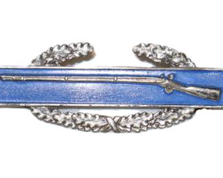 sterling silver infantry pin