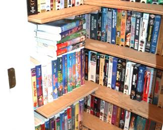 extensive collection VHS movies