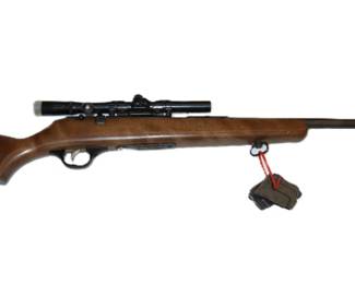 Glenfield Model 25 .22 cal rifle w two mags