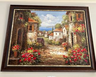 Luxe Prints from Walter E. Smithe "Mediteranen Village"