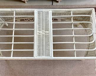 Sunroom Suite includes: 3 Cushion Wicker Sofa, 2 Cushion Wicker Loveseat, Glass and Wicker Coffee Table and Glass and Wicker Side Table.