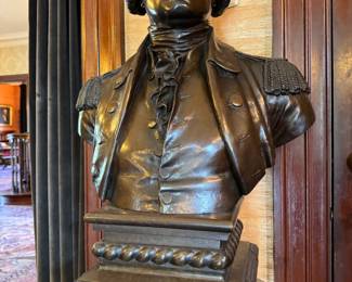 The Gorham Co. Foundry bronze bust of Washington