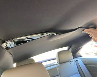 The headliner needs to be fixed. 