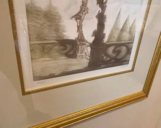 #65 - $300 - Set of 2 Numbered Prints  signed Ramiro Undabeytia 1975 1/175