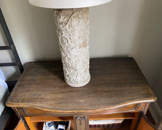 #30 - $1000 - French Prov. Bow Front Cabinet 46"Wx26"Dx33"H