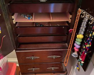 Jewelry chest $75