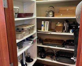 Lots of mini appliances. 