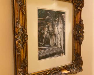 #75 - $1250 - Set of 5 Angel Prints. 25"x22" of Angels in Cemetery, Set of 5 photograph by Conney Dempsey, photographer 