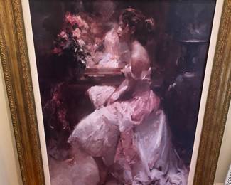 #26 - $200 - Art on Canvas Dancer 51"Hx41"W