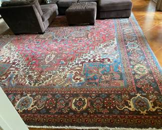 #91 - $2,500 - Persian Rug 13'x19' - Loss on the North east corner of the rug