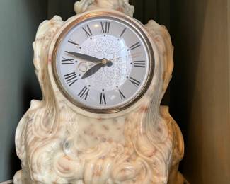 1955-1960's Americana resin mantel clocks 