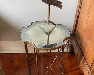 #36 - $150 - Gold Medal Mirror Table w/ Binoculars   17"Rx20"H