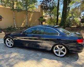 2010 BMW 3 series 335I Convertible, blue and blue leather interior. great running condition. 48,000 miles. 1 owner. VIN WBAWL7C53AP252283  garage kept. New tires. A few cosmetic spot. New head liner needed. Available for silents bids only. Bids close Monday 3/25 at noon. Start Bid $9,500. 