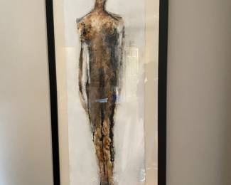 #87 - $1,800 -Each Dancer Watercolor Pics 57"Hx26"W signed Felicia Shaw